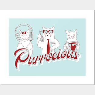 Purrocious Posters and Art